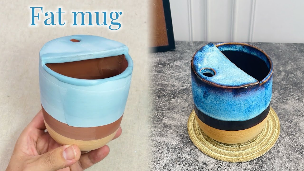 #pottery #ceramic #clay #glaze #cup #art #artist #painting #brush #handmade 