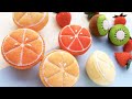 フェルトで作るオレンジの作り方🍊 簡単可愛い食べ物フルーツ - フェルトで作る小物 - おままごと,手芸 | DIY Felt Orange Tutorial - Fruit Craft