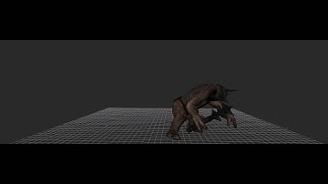 Motion Builder: troll motion capture data connected to troll model