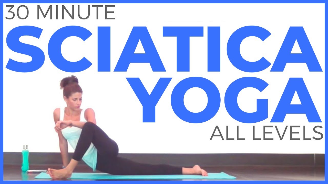 30 minute Yoga for SCIATICA and LOW BACK PAIN (All Levels) | Sarah Beth