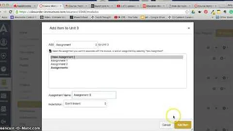 Create a Module Template in Canvas