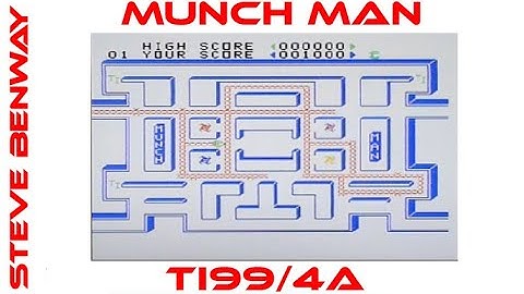 Munch Man on Texas Instruments TI99/4a