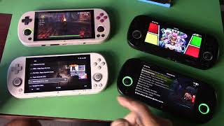 Trimui Smart Pro /-S Gameplay Comparison- N64.PSP.DC Crossmix 1.3.9/Knulli/ Nextui/ SpruceOS/ MuOS