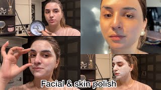 My monthly facial routine | jansen facial fit | skincare video