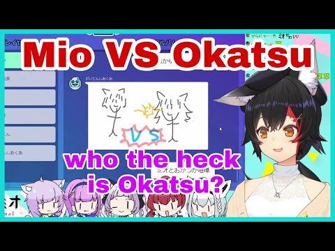 Okami Mio Got Confused By Strange Name  | Gartic Phone [Hololive/Eng Sub]
