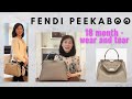 Fendi Peekaboo Iconic Medium in depth review  - 18 month Wear and Tear