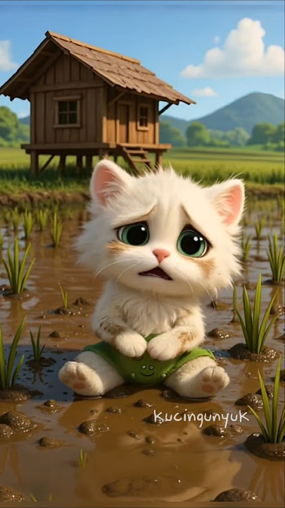 Kucing sedih ditinggal mama #kartunkucing #sedih
