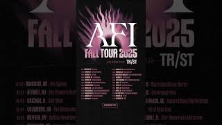 Afi 2025 Tour On Sale 06.27.25