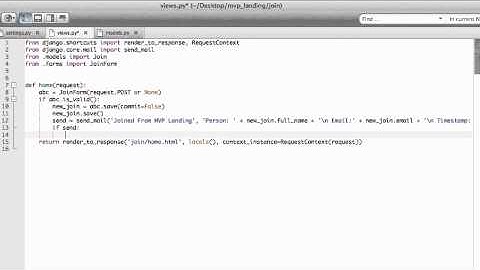 Create an MVP Landing Page: Send Email (12 of 17) Coding For Entrepreneurs