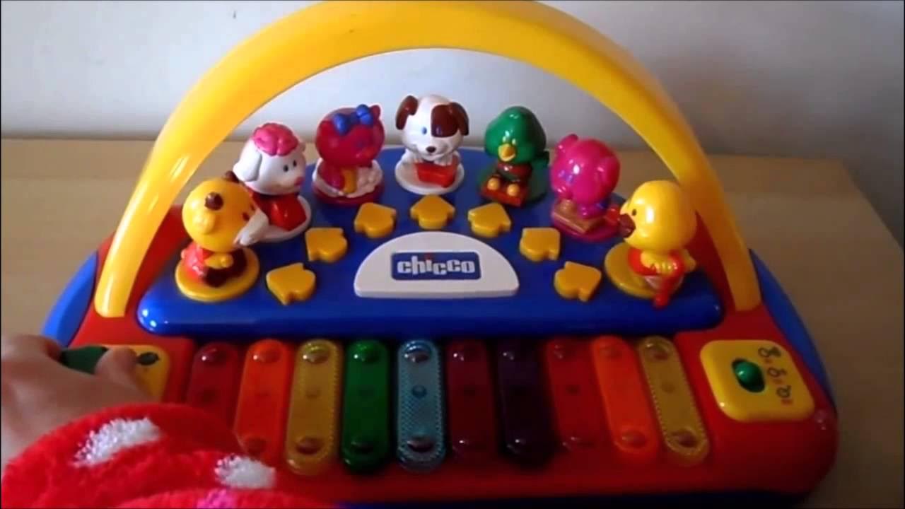 Chicco Kindergarten Animal Children's Led Toy Keyboard YouTube