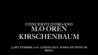 Concerto Dorgano Del M.o Oren Kirschenbaum