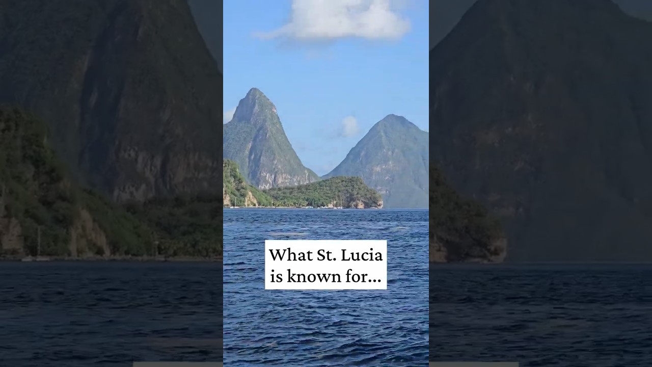 It's a UNESCO World Heritage Site. 😍 #stlucia #disneycruise #disneyfantasy