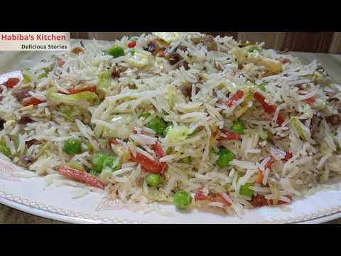 Mutton Fried Rice Recipe  | Fried Rice Restaurant Style