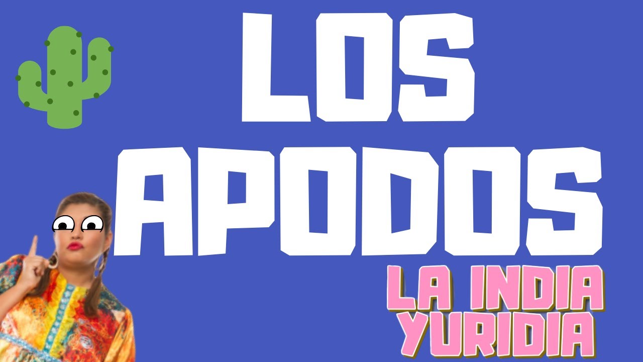 LOS APODOS - La india Yuridia - YouTube