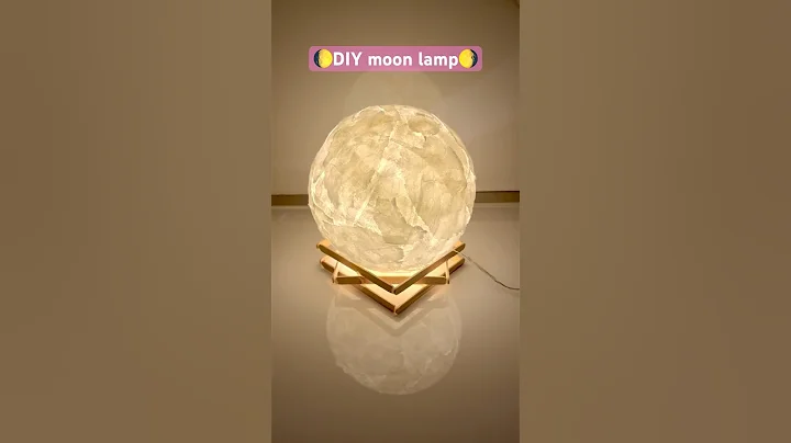 DIY Moon Lamp🌕