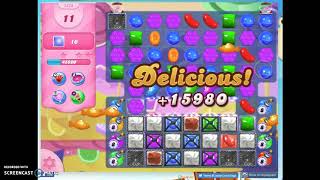 Candy Crush Level 1478 Audio Talkthrough, 2 Stars 0 Boosters