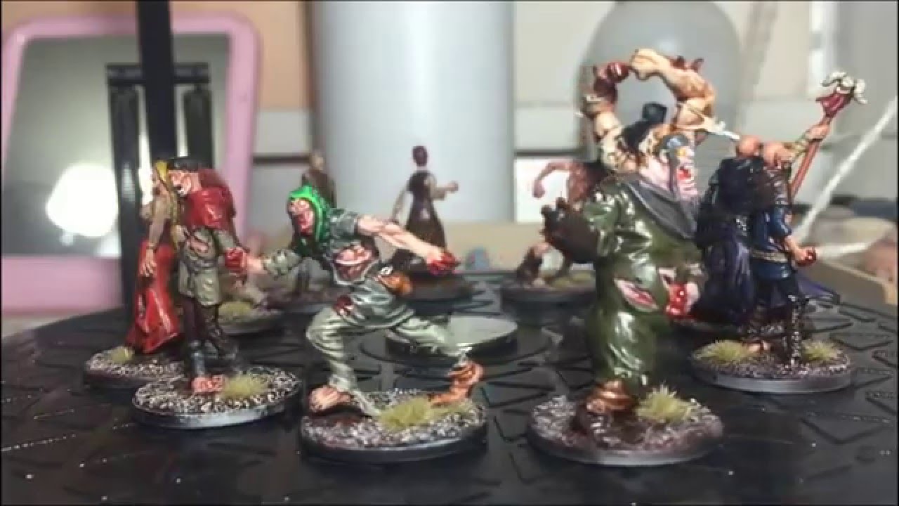 zombicide:black plague painted showcase - YouTube