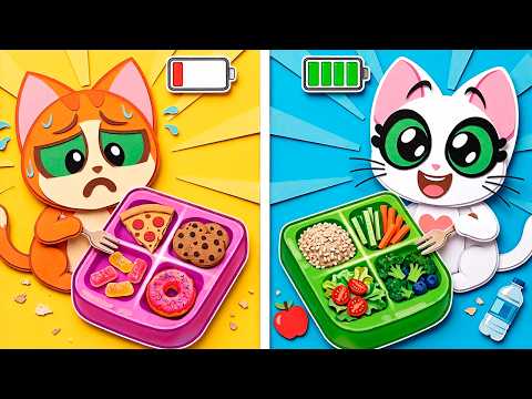 Healthy vs Fast Food | Which Vending Machine is The Best? | Paws & Play
