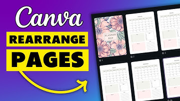 How to Rearrange Pages in Canva