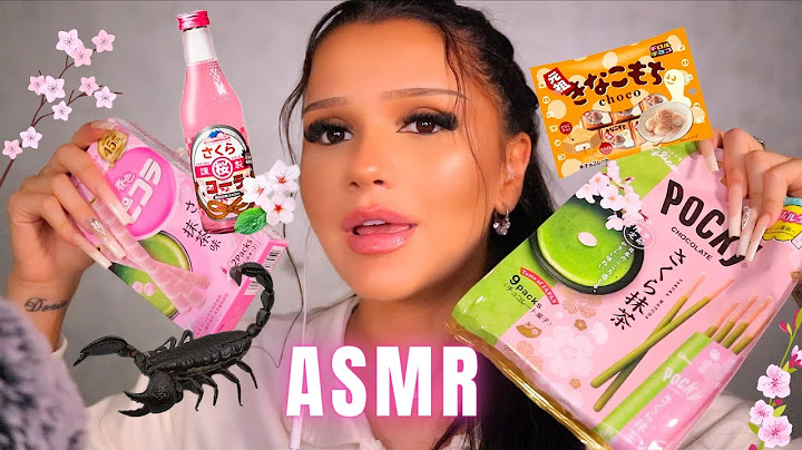 ASMR MUKBANG TRYING JAPANESE SNACKS 🇯🇵 (SPANISH)