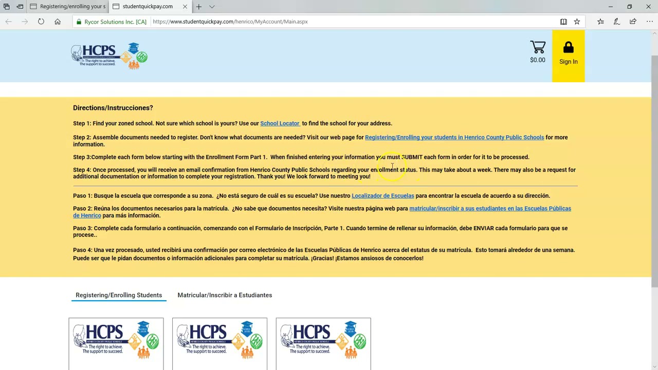 Online Enrollment System Tutorial 3 22 21