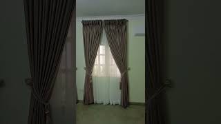 3 Pleat curtain done in Victoria island lagos #curtainsinnigeria #curtainstyles #curtains