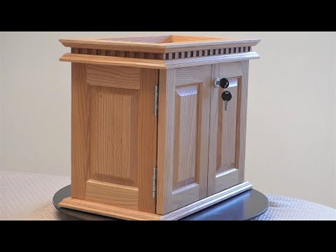 Small cabinet with dentil molding