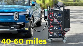 Finally! Portable Rivian EV charger - ADD 40 - 60 miles