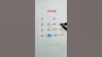 Nối giọt nước theo thứ tự #iqtest #tricks #quiz #shorts