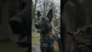 This K9 sensed something was wrong at the funeral... 😱