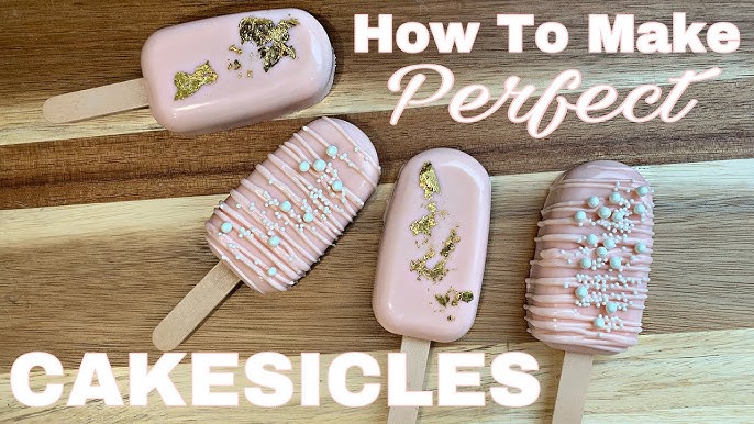 How To Make Cakesicles Without A Mould  a quick break from cake to bring  you cakesicles instead ;) normally there are mould out there to make these  uniform and streamlined, but