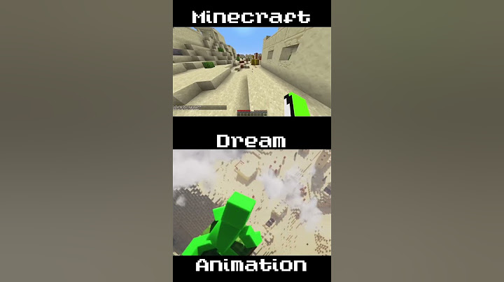 dream Minecraft vs animation