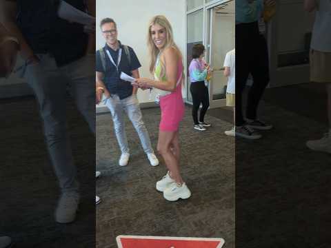 Meeting The YouTube Legend Aria S Epic Encounter With Rebecca Zamolo At VidSummit 2023 In Dallas