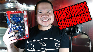 Transformers R.E.D. Soundwave Figure Unboxing and Review