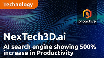 Nextech3D.ai meldt dat een nieuwe AI-aangedreven zoekmachine een productiviteitstoename van 500% ...