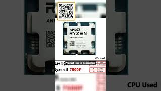 AMD Ryzen 5 7500F Used R5 7500F 3.7GHz CPU processor 6-Core 12-Thread 5NM L3=32M 100-000000597 Sock