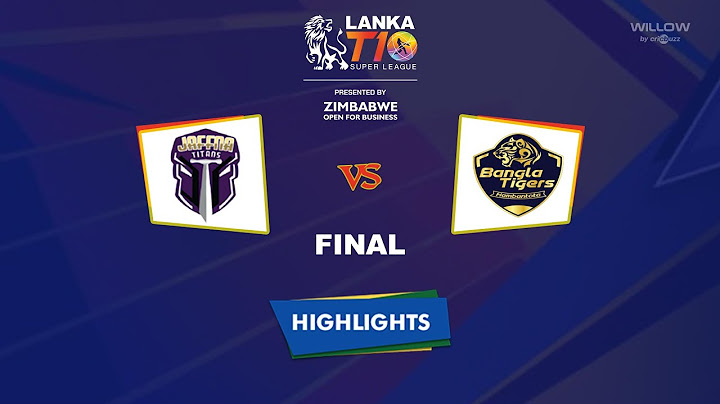 Highlights: Final, Jaffna Titans vs Hambantota Bangla Tigers | Final - JT vs HBT