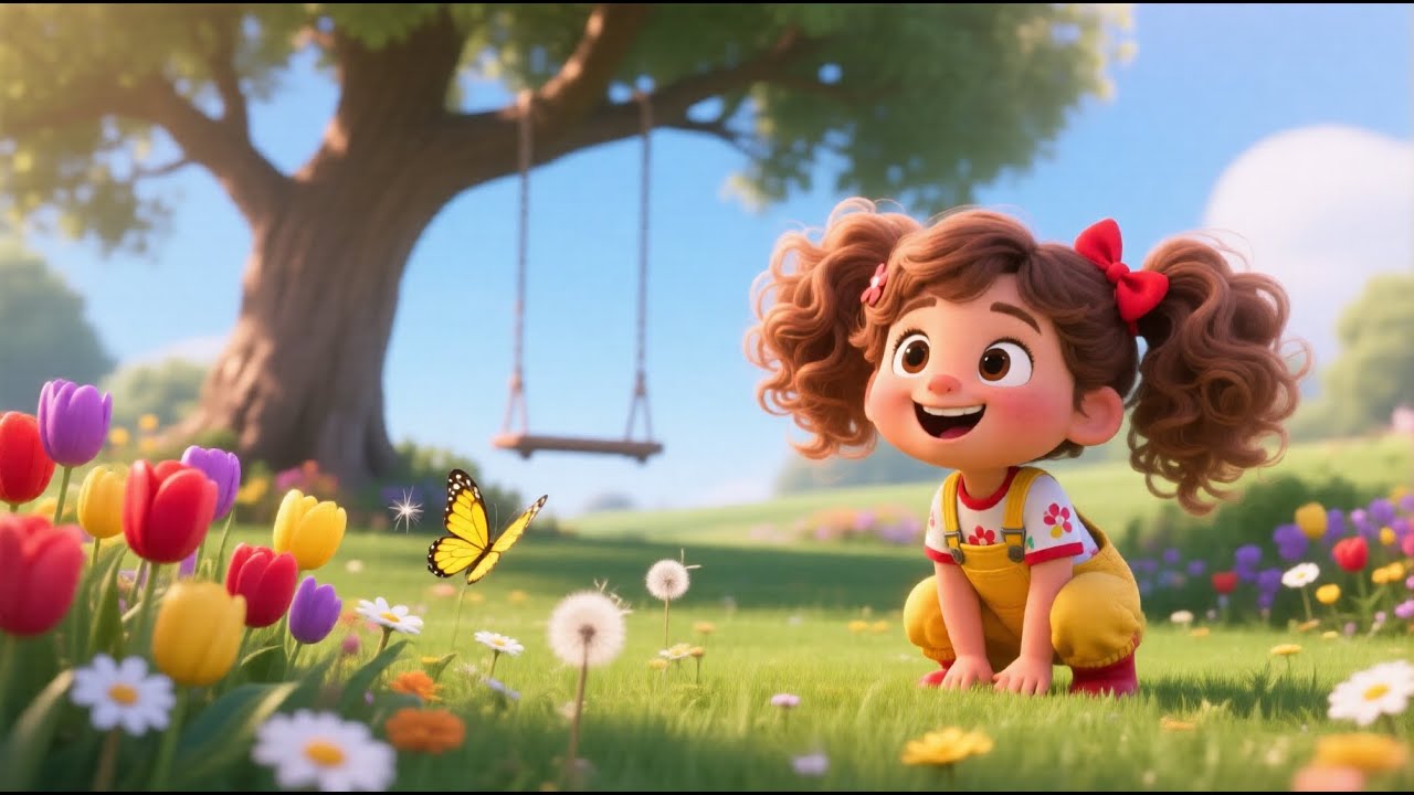 【Pixar-Style 3D Animation】| Childhood Wonder in Magical Garden | Heartwarming Short
