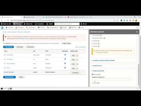 Create Conditional Elements in webform drupal 9