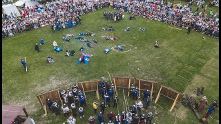 Реконструкция Грюнвальдской битвы на фестивале \