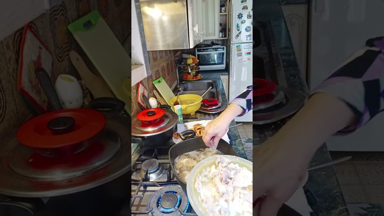 Calamari fritti 🦑🦑 minestrone di ceci