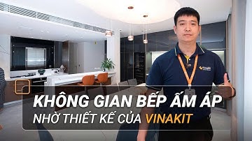 KHÔNG GIAN BẾP TRỞ NÊN ẤM ÁP NHỜ BỘ TỦ BẾP INOX CÁNH KÍNH THIẾT KẾ BỞI VINAKIT