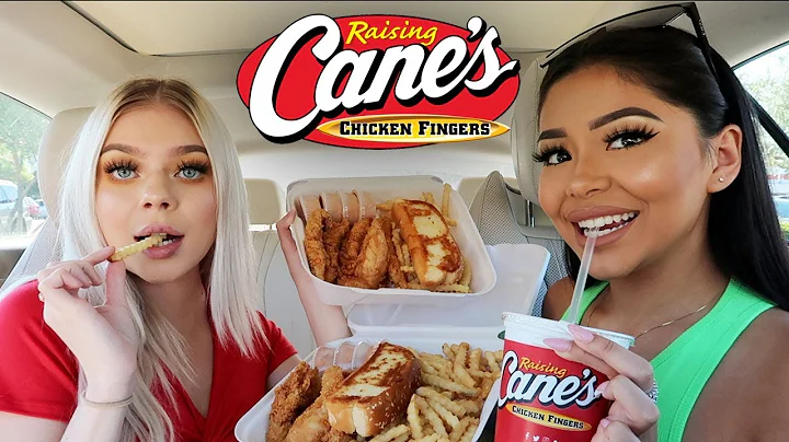 RAISING CANES MUKBANG FT. TINA HALADA