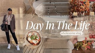 DAY IN THE LIFE | autumn shop with me, fall decor haul, garden updates & pizza night