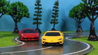 Ferrari Vs Lamborghini 1 Stop Motion