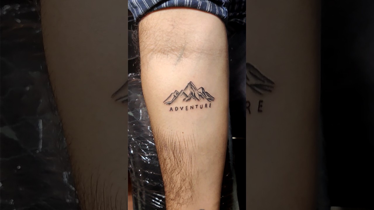 Adventure with Mountain Waterproof Tattoo All Body with Boy and Girl