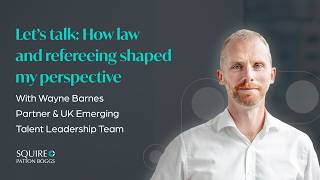 Let's talk: How law and refereeing shaped my perspective