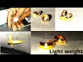 how to make gold gents earring hand making  for jewellery maker