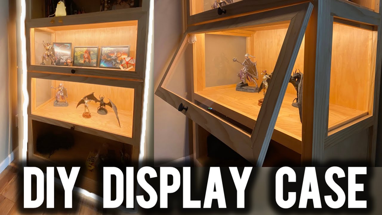 I Built a Display Case on a Budget - YouTube