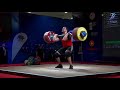 Samvel gasparyan new european u23 weightlifting champion 109 kg